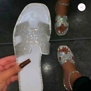 Blinged Sandals